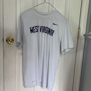 Nike White West Virginia Short Sleeve Tee